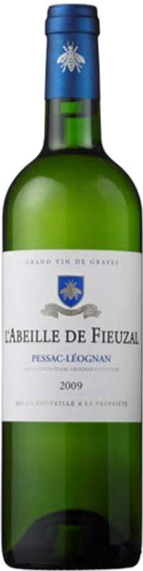 Bottiglia di L'Abeille de Fieuzal Blanc Pessac-Léognan AOC Second vin du Château Fieuzal di L'Abeille de Fieuzal