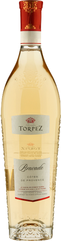 Bottiglia di Bravade Rosé Côtes de Provence AOP di Chevalier Torpez