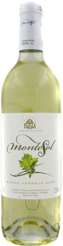 Bottle of Montesol Verdejo DO from Vinos Sanz