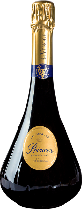 Bottiglia di Champagne Princes Blanc de Blancs di De Venoge