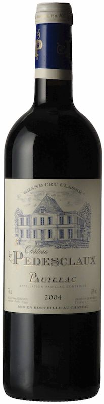 Bottiglia di Chateau Pedesclaux grand cru classe Pauillac a.c. di Château Pédesclaux