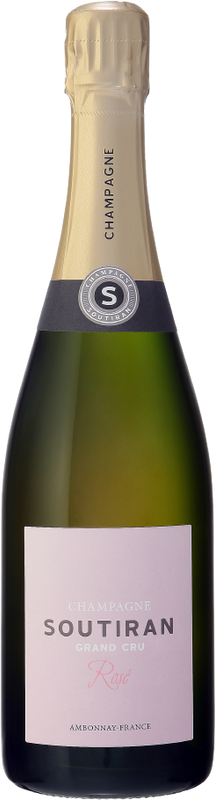 Bottle of Champagne Rose Brut Grand Cru from Alain Soutiran