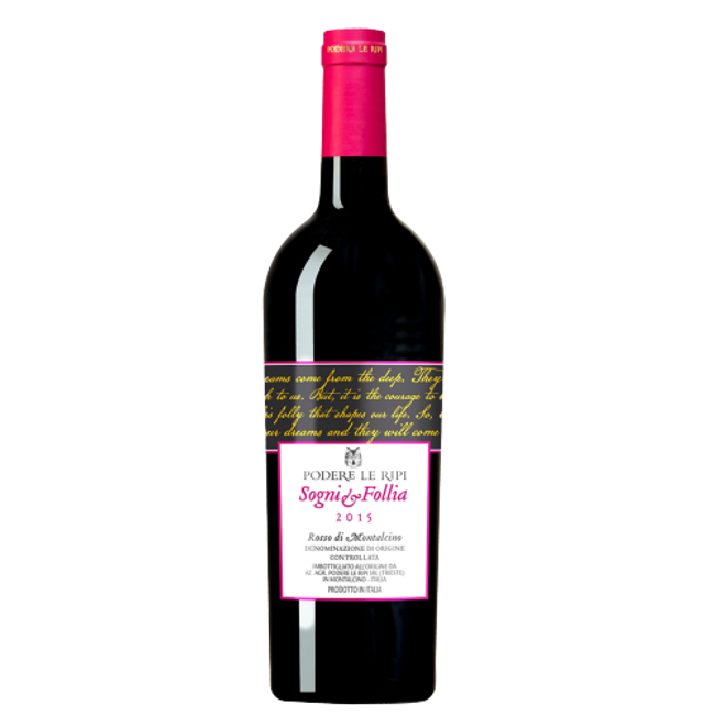 Image of Podere le Ripi Rosso di Montalcino Sogni e Follia DOC - 75cl - Toskana, Italien bei Flaschenpost.ch