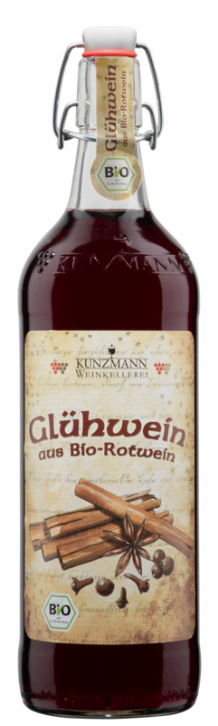 Flasche Bio Glühwein rot von Kunzmann