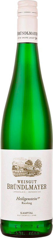 Bottiglia di Riesling Heiligenstein 1. Lage ÖTW Kamptal DAC di Weingut Bründlmayer