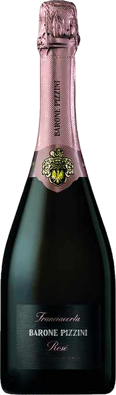 Bottle of Rosé Extra Brut Franciacorta DOCG from Barone Pizzini