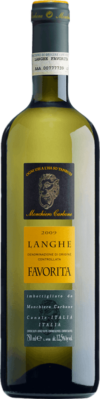 Bottle of Favorita Langhe DOC from Monchiero Carbone
