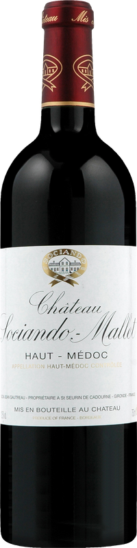 Bottle of Chateau Sociando-Mallet Cru Bourgeois Haut-Medoc from Château Sociando-Mallet