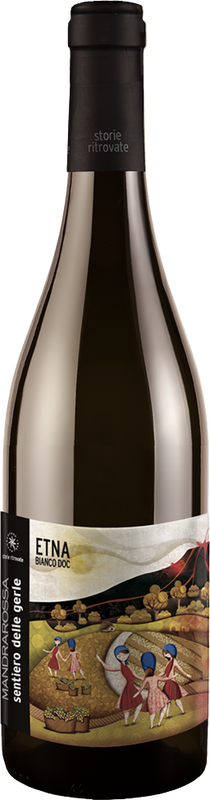 Flasche Sentiero delle Gerle Etna Bianco DOC von Mandrarossa Winery