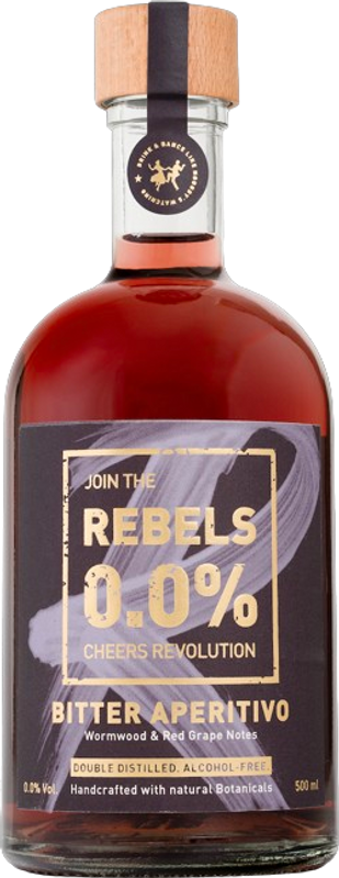 Bottiglia di Bitter Aperitivo Aperitif Alteranative di Rebels