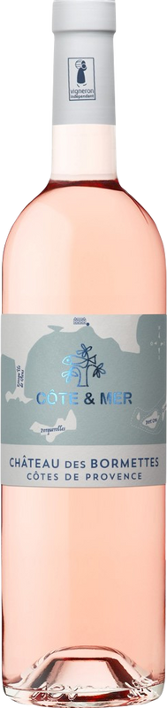 Flasche Côte & Mer Côtes de Provence AOP von Château des Bormettes
