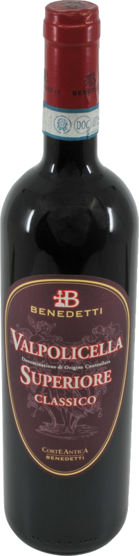 Bottle of Valpolicella DOC Classico Superiore from Benedetti