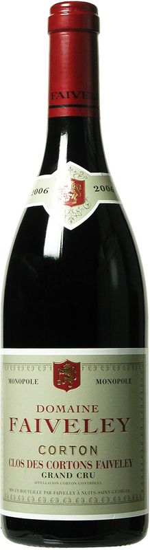 Bottle of Corton ac Grand Cru Clos des Cortons from Faiveley