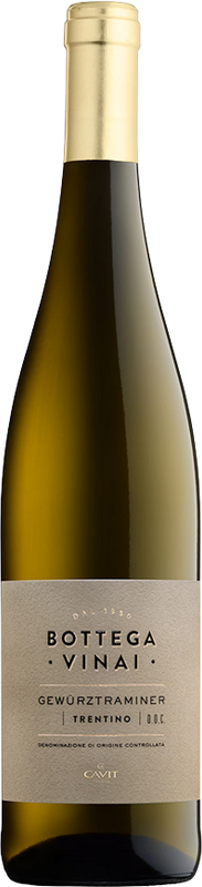 Flasche Gewürztraminer Trentino DOC Bottega Vinai von Cavit