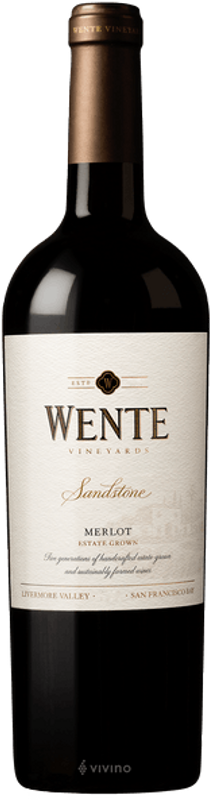 Bottle of Sandstone Merlot from Wente Vineyards