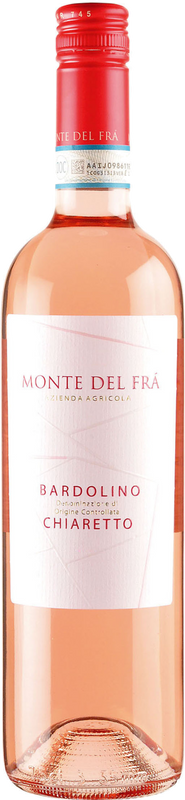 Bottle of Bardolino Chiaretto Rosé from Monte del Frà