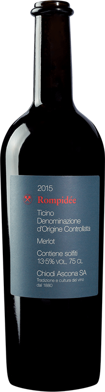 Flasche Rompidée Merlot del Ticino DOC von Chiodi Ascona SA