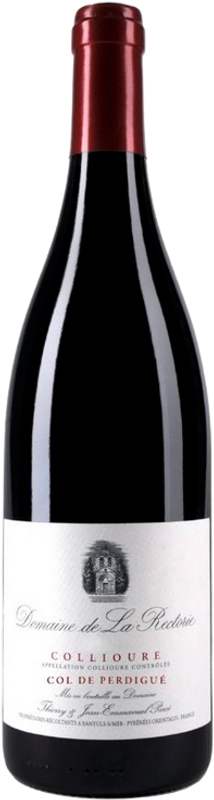 Bottle of Col De Perdique AOC Collioures from Domaine de la Rectorie