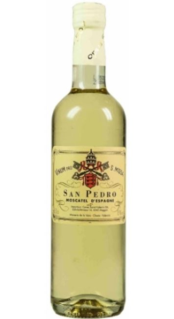 Image of San Pedro Messwein Moscatel - 100cl - Levante, Spanien bei Flaschenpost.ch
