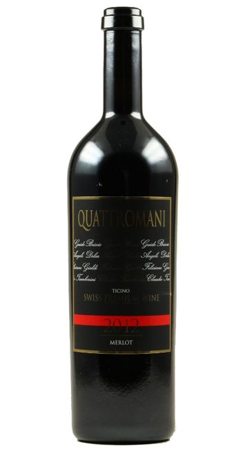 Image of Angelo Delea Quattromani Merlot del Ticino DOC - 150cl - Tessin, Schweiz bei Flaschenpost.ch