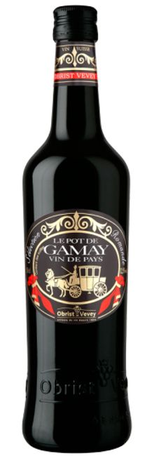 Image of Obrist Pot de Gamay de Romandie - Vin de Pays - 50cl, Schweiz bei Flaschenpost.ch