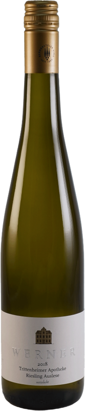 Bottle of Riesling Trittenheimer Apotheke Auslese Wurzelecht QmP from Weingut Werner