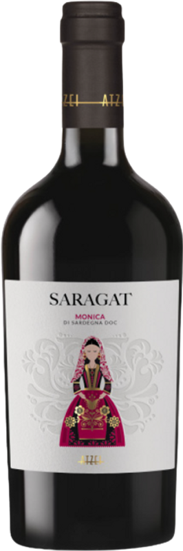 Bottiglia di Saragat Monica Sardegna DOC di Tenuta Atzei