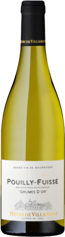 Bottiglia di Pouilly-Fuissé Grumes d'Or di Henri Villamont