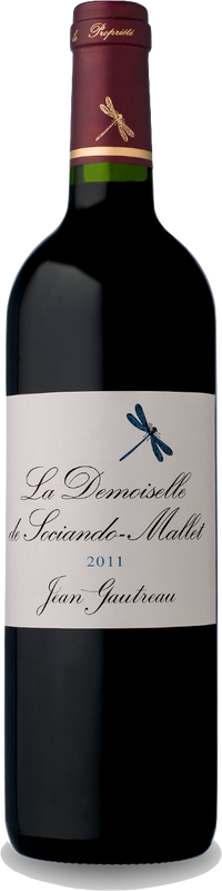 Bottiglia di La Demoiselle de Sociando-Mallet A.O.C. di Château Sociando-Mallet