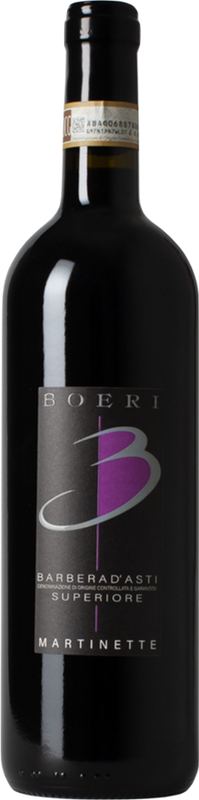 Flasche Martinette Barbera d'Asti Superiore DOC von Boeri Vini