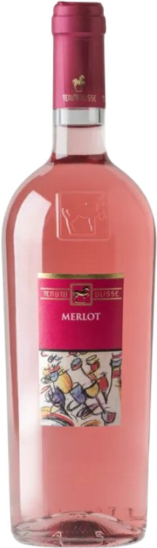 Bottiglia di Unico Merlot Rosato Terre di Chieti IGP di Tenuta Ulisse