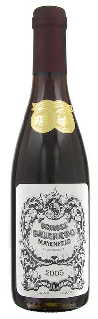 Image of Schloss Salenegg Mayenfelder Blauburgunder Schlossabzug - 37.5cl - Bündner Herrschaft, Schweiz bei Flaschenpost.ch