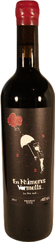 Flasche Garnatxa-Carignyena Red Black Label DOQ Priorat von Silvia Puig