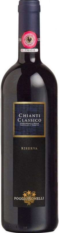 Bouteille de Chianti Classico DOCG Riserva de Poggio Bonelli