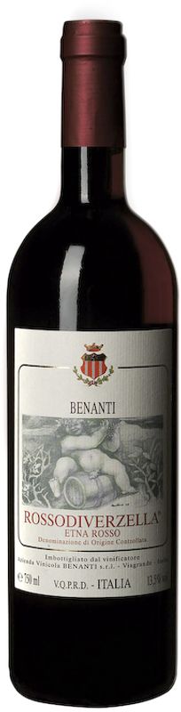 Bottiglia di Etna Rosso DOC Rosso di Verzella Benanti di Benanti