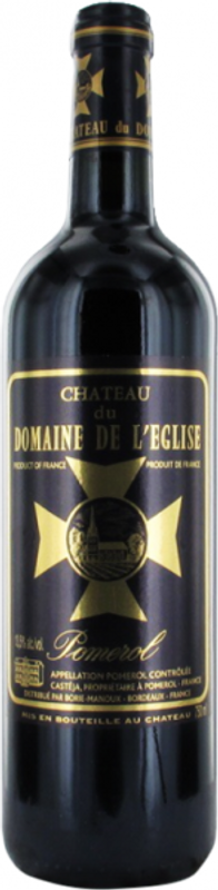 Bottiglia di Chateau du Domaine de L'Eglise Pomerol AOC di Château du Domaine de L'Eglise
