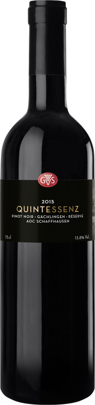 Flasche Quintessenz Gächlingen Pinot Noir Réserve von GVS Schachenmann