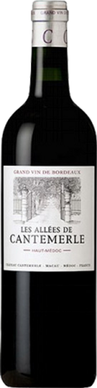 Bottiglia di Allees De Cantemerle 2eme Vin Haut-Médoc di Château Cantemerle
