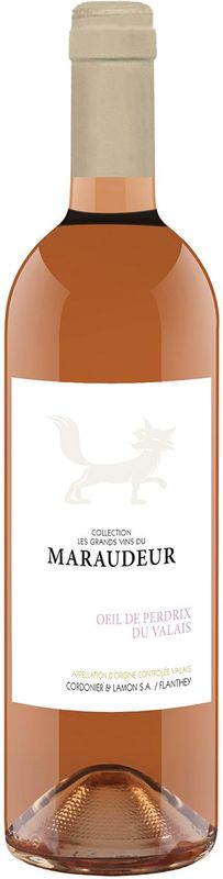 Bottiglia di Grands Vins du Maraudeur Oeil-de-Perdrix AOC di Cordonier & Lamon