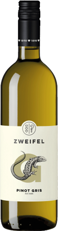 Bottiglia di Pinot Gris AOC Valais di Zweifel Weine