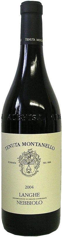 Bottiglia di Langhe Nebbiolo DOC di Montanello