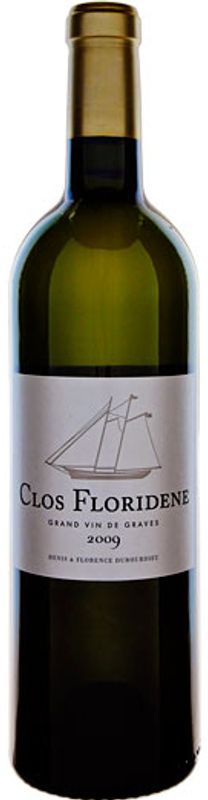 Flasche Clos Floridene blanc Graves AOC von Château Clos Floridene