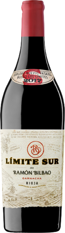 Bottiglia di Rioja Limite Sur DOC Grenache di Ramon Bilbao