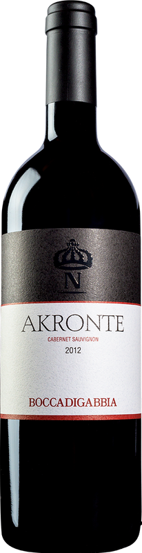 Bottle of Akronte Cabernet Sauvignon IGT from Boccadigabbia