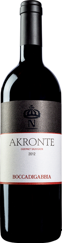 Bottiglia di Akronte Cabernet Sauvignon IGT di Boccadigabbia