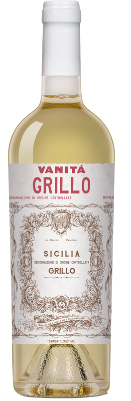 Bottle of Grillo Sicilia DOC from Vanità