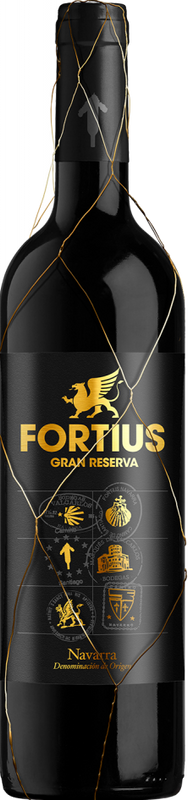 Bottiglia di Fortius Gran Reserva D.O. di Bodegas Valcarlos