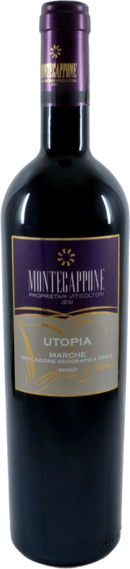 Bottiglia di Utopia Rosso IGT di Montecappone