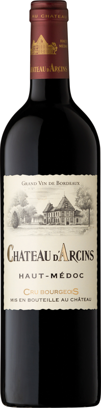 Bottiglia di Château d'Arcins Haut-Médoc AOC di Château d'Arcins