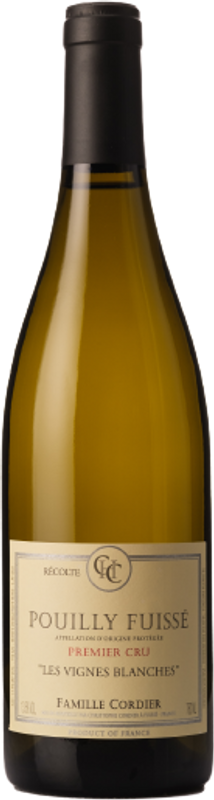 Bottiglia di Pouilly Fuissé 1er Cru "les Vignes Blanches" di Cordier